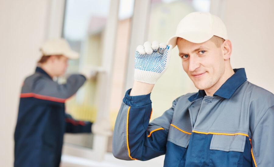 Fenstereinsetzen mit Arbeiter - Überzeugen Sie sich von unserem System